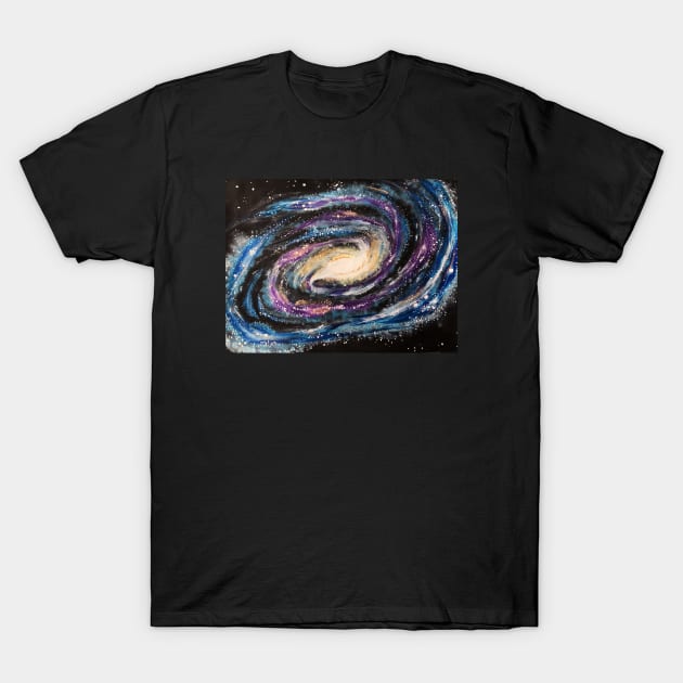 Galaxy Painting T-Shirt by GabriellaJulietaArt